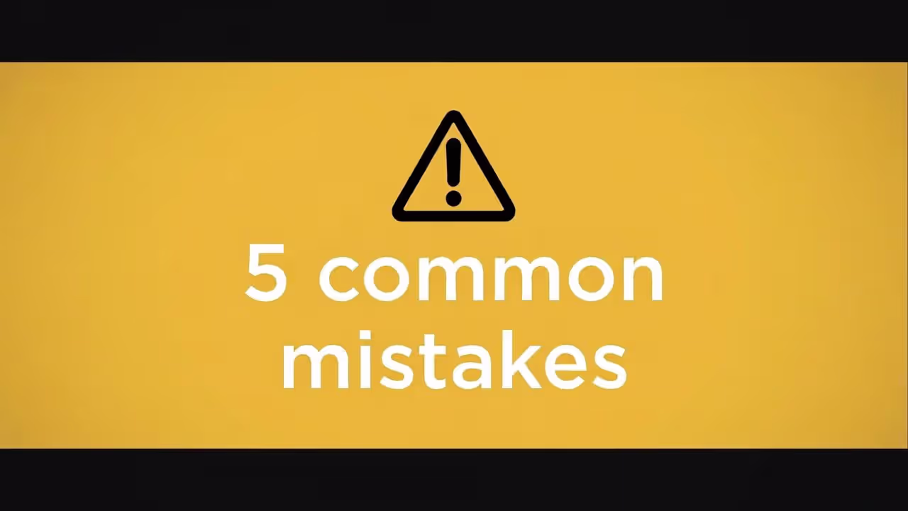 Title graphic introducing five common contract mistakes.